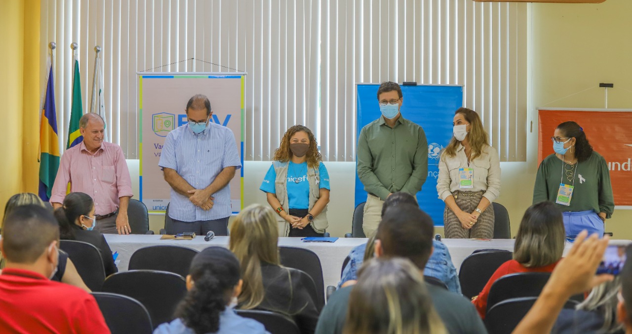 MunicÃ­pios do Selo UNICEF de RondÃ´nia participam de encontro pela garantia da imunizaÃ§Ã£o da primeira infÃ¢ncia