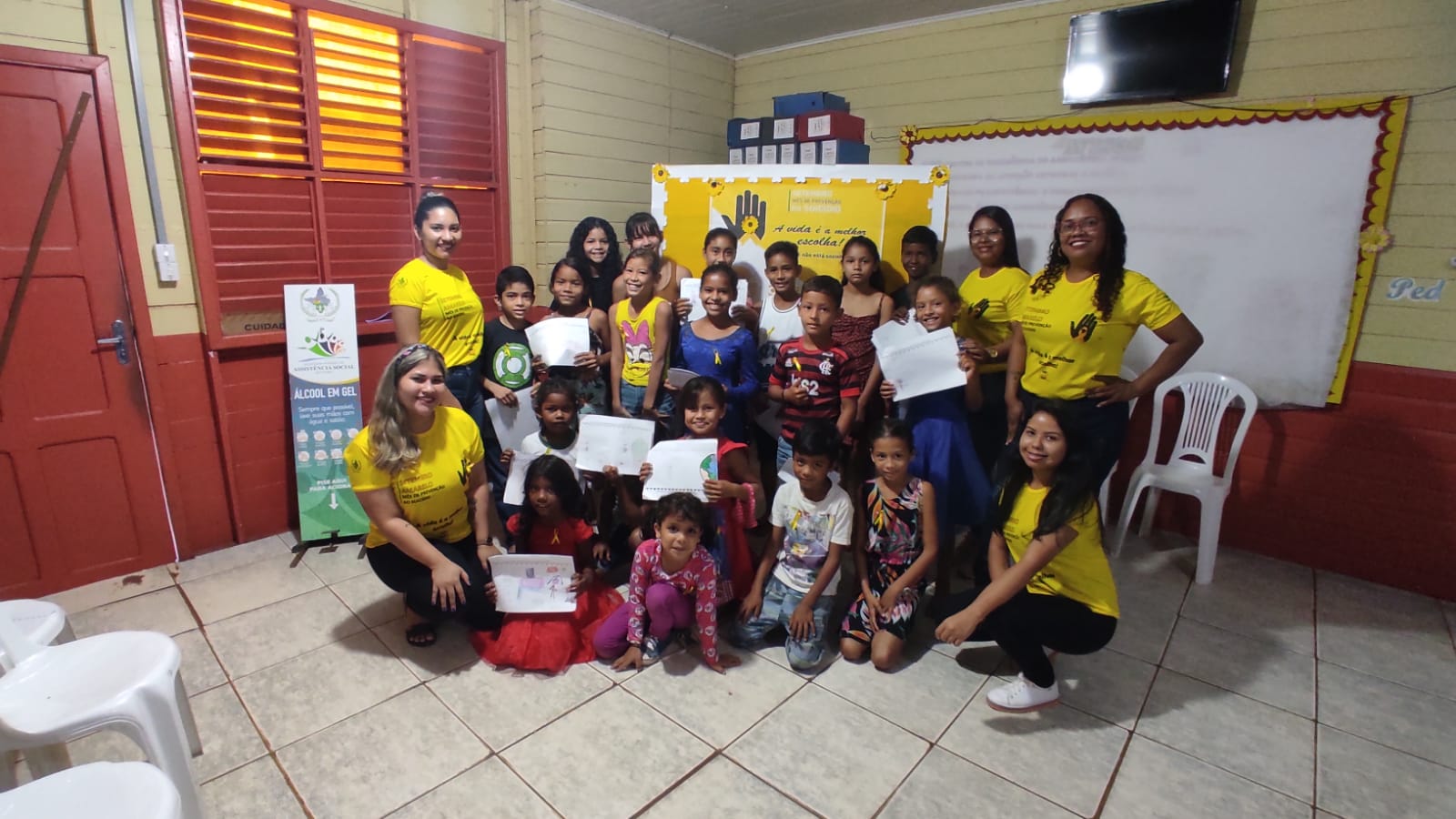 Palestras para crianÃ§as e adolescentes sobre saÃºde mental em Itaubal (Foto: divulgaÃ§Ã£o do municÃ­pio)