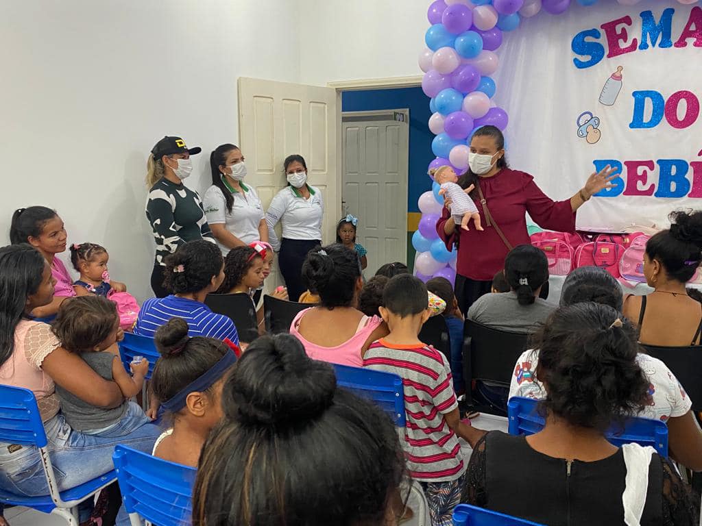 Entrega do Fluxo de Atendimento em SaÃºde Mental do Selo UNICEF, Semana do BebÃª e campanha Agosto Dourado fizeram parte das atividades realizadas