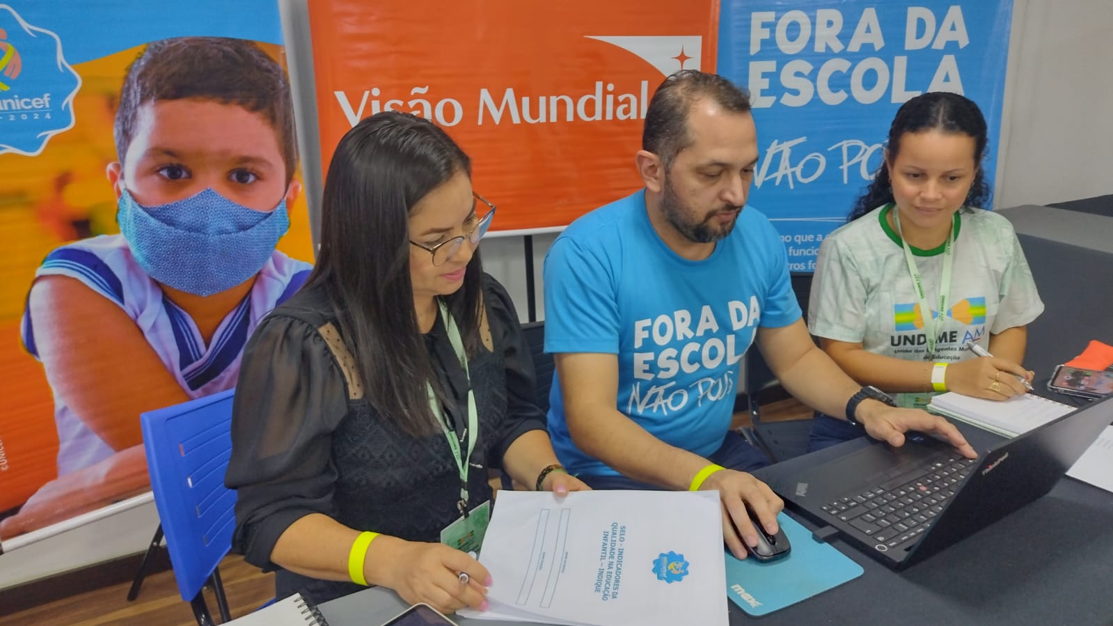 A VisÃ£o Mundial apoiou 13 municÃ­pios Â durante as atividades do FÃ³rum da Undime-AM que aconteceram nos dias 17 e 18 em Manaus