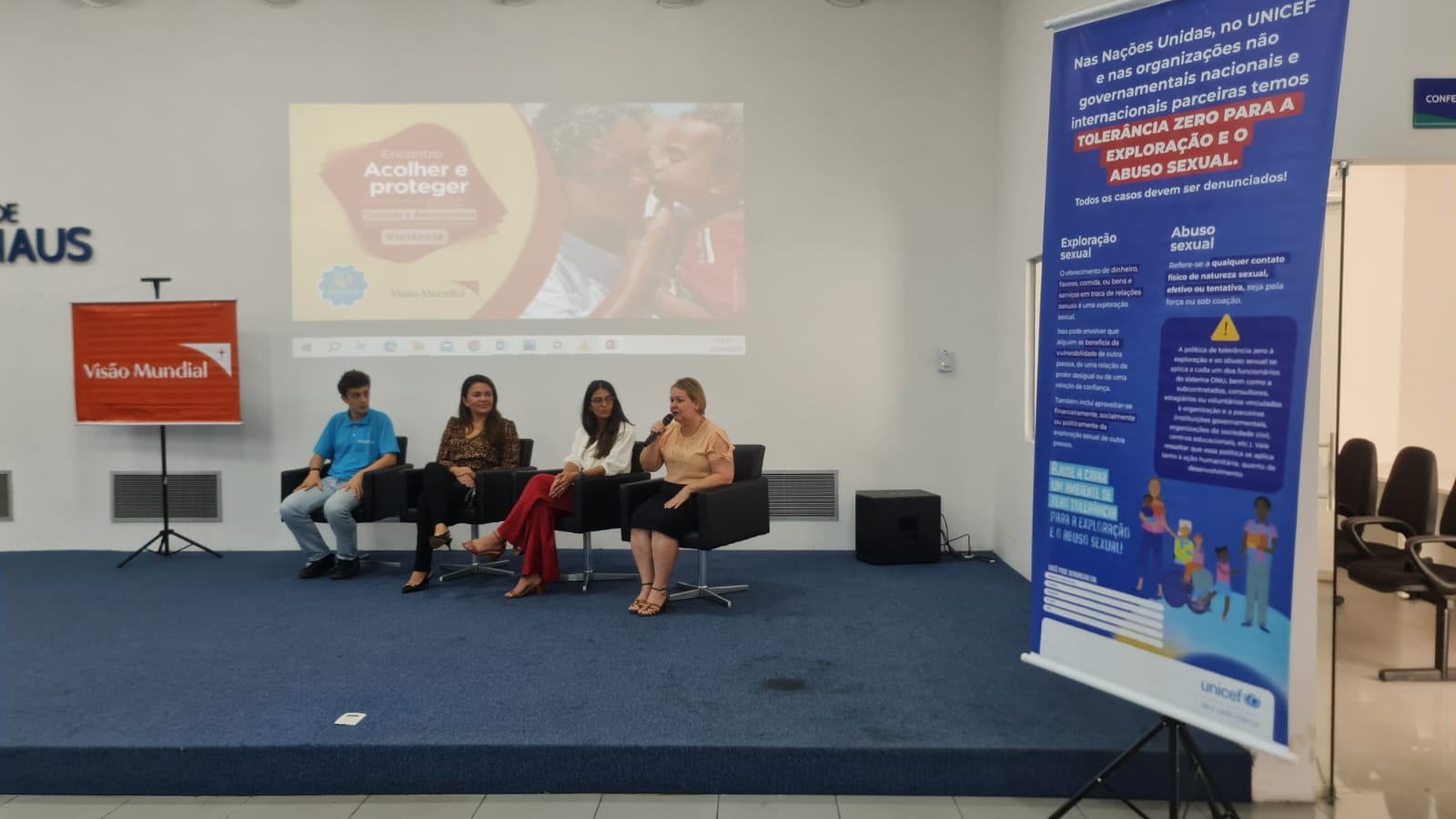 UNICEF e Visão Mundial finalizam encontros sobre a Lei da Escuta Protegida