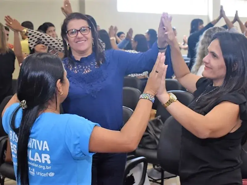 Encontro do 3º Ciclo do Selo UNICEF, em Alagoas, aborda o tema da evasão escolar 