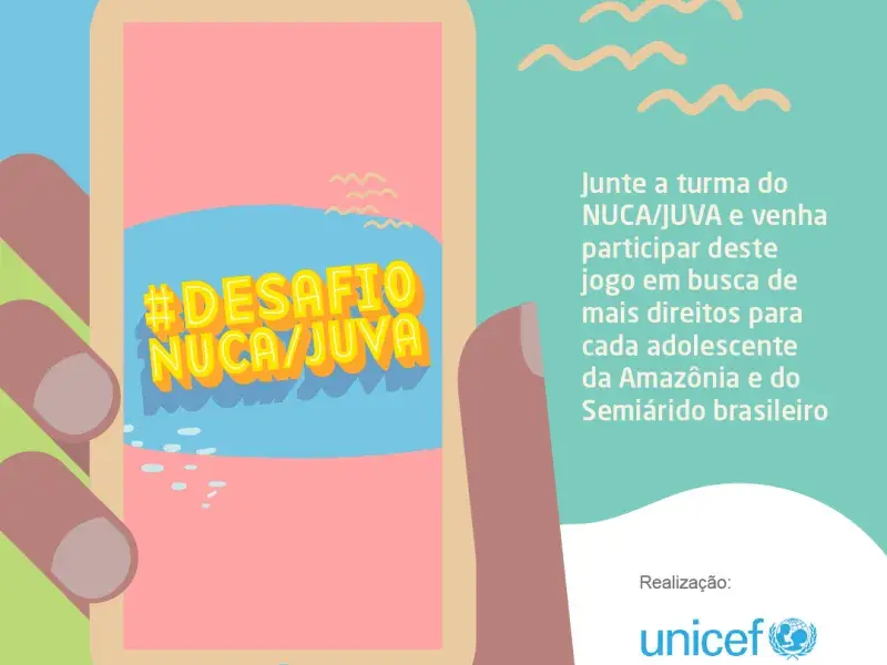 Jogo é lançado para engajar NUCAs e JUVAs nos desafios do Selo UNICEF