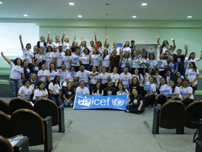 Gestores, articuladores e equipe do UNICEF