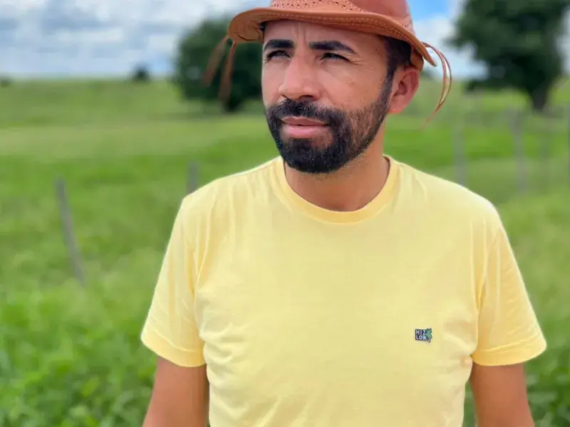 O agricultor Edson Veriato, de 35 anos, é prefeito de Potengi