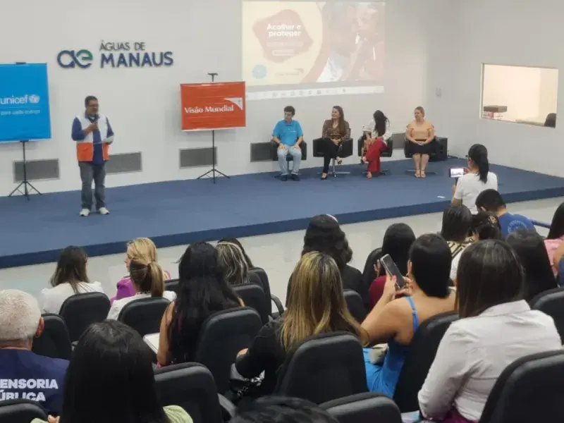 Encontro discute a implantação de uma rede de atendimento e escuta protegida para meninas e meninos vítimas ou testemunhas de violência e evitar sua revitimização, em municípios que participam do Selo UNICEF