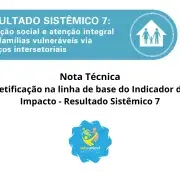 Retificação - nota técnica