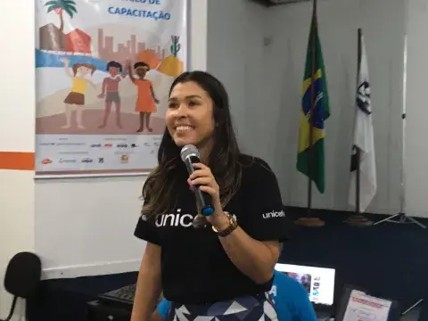 Equipes do UNICEF e parceiros se reuniram para debater e trocar experiências sobre proteção social.