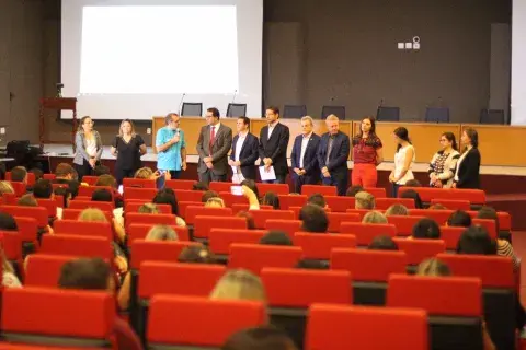 Pelo menos cem municípios cearenses participantes do Selo Unicef se reuniram para o seminário “Segunda Década de Vida - Prevenindo mortes por causas externas na adolescência". Foto: Lucas Moreira 