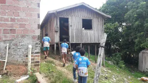 Mobilizar a comunidade nas ações também fez parte do Núcleo de adolescentes