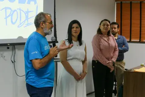 Encontro do projeto Ensino Médio, Presente, em Fortaleza/CE