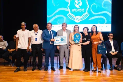 Cerimônia Selo UNICEF Paraíba