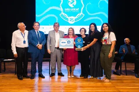 Cerimônia Selo UNICEF Paraíba