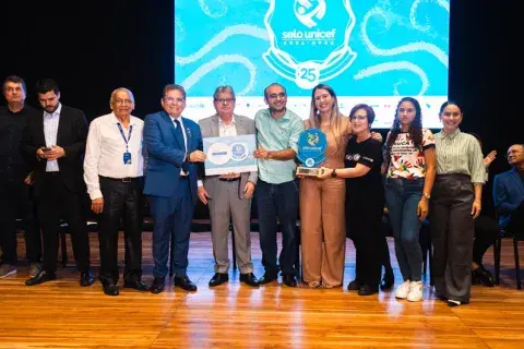 Cerimônia Selo UNICEF Paraíba