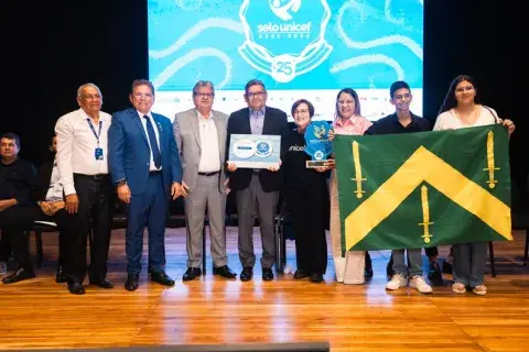 Cerimônia Selo UNICEF Paraíba