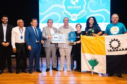 Cerimônia Selo UNICEF Paraíba