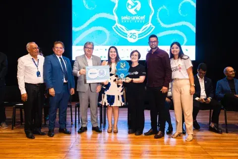 Cerimônia Selo UNICEF Paraíba