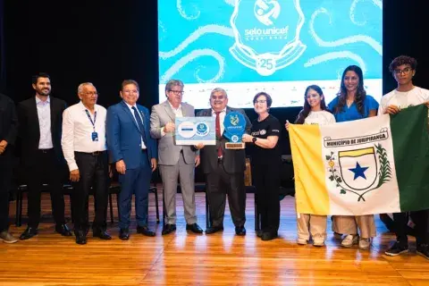 Cerimônia Selo UNICEF Paraíba