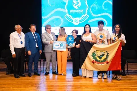 Cerimônia Selo UNICEF Paraíba