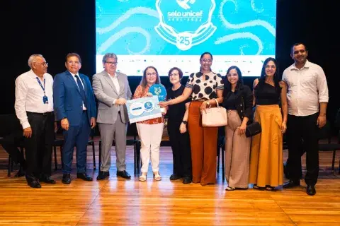 Cerimônia Selo UNICEF Paraíba