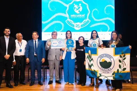 Cerimônia Selo UNICEF Paraíba