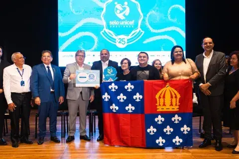 Cerimônia Selo UNICEF Paraíba