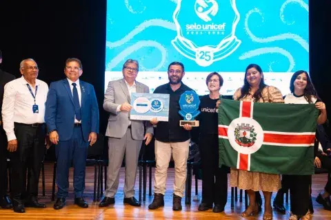 Cerimônia Selo UNICEF Paraíba
