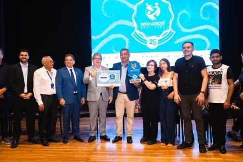 Cerimônia Selo UNICEF Paraíba