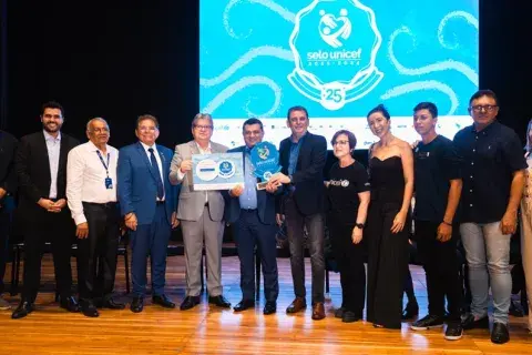 Cerimônia Selo UNICEF Paraíba