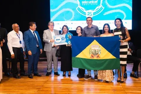 Cerimônia Selo UNICEF Paraíba