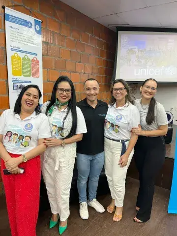 Equipe UNICEF e Selo/UGPE